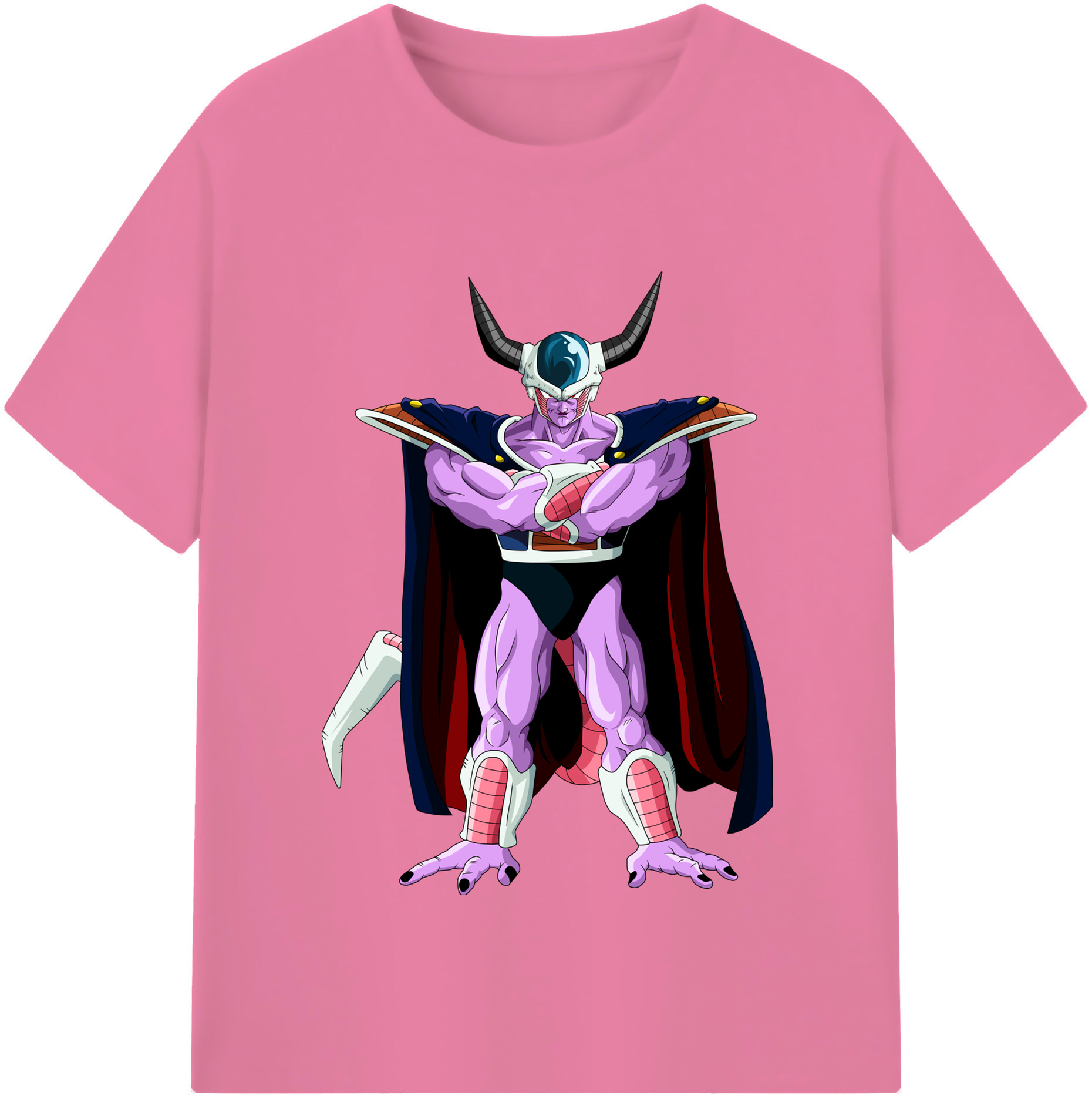 （画像用） ドラゴンボール コルド大王 DRAGON BALL King Cold 綿100％半袖Tシャツ（フロントプリント）